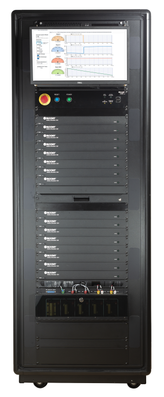 800V Battery Cell Simulation Tower - Front View