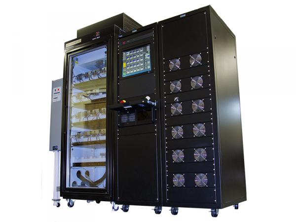 Highly accelerated stress screen and burn-in tester for semiconductor equipment subassembly