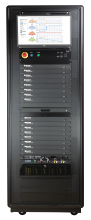 800V Battery Cell Simulation Tower - Front View