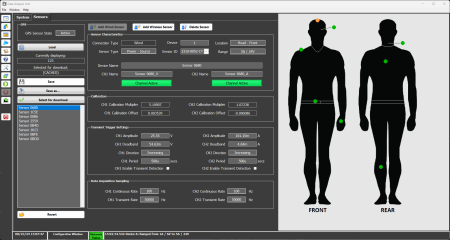 Sensor and Acquisition Configuration