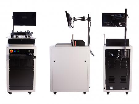 UTS standard configuration front, side, and back views