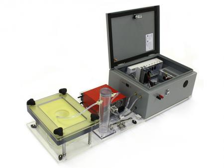 Wound simulation system for medical disposables test